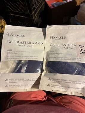2 bags Pinnacle Gel Blaster Ammo Refill Pack - Blue